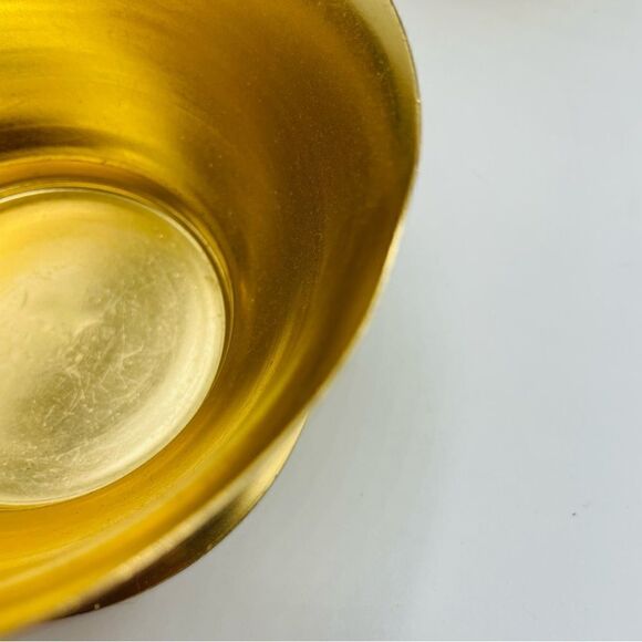 Set of 5 Vintage Bascal Mid Century Aluminum Dessert Bowls Sherbet Ice Cream - Picture 6 of 7